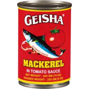 GEISHA MACKEREL IN TOMATO SAUCE.