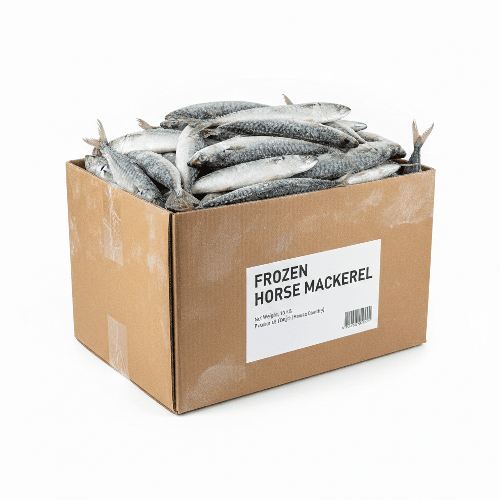 Frozen Horse Mackerel (10kg Bulk Box) order seperately