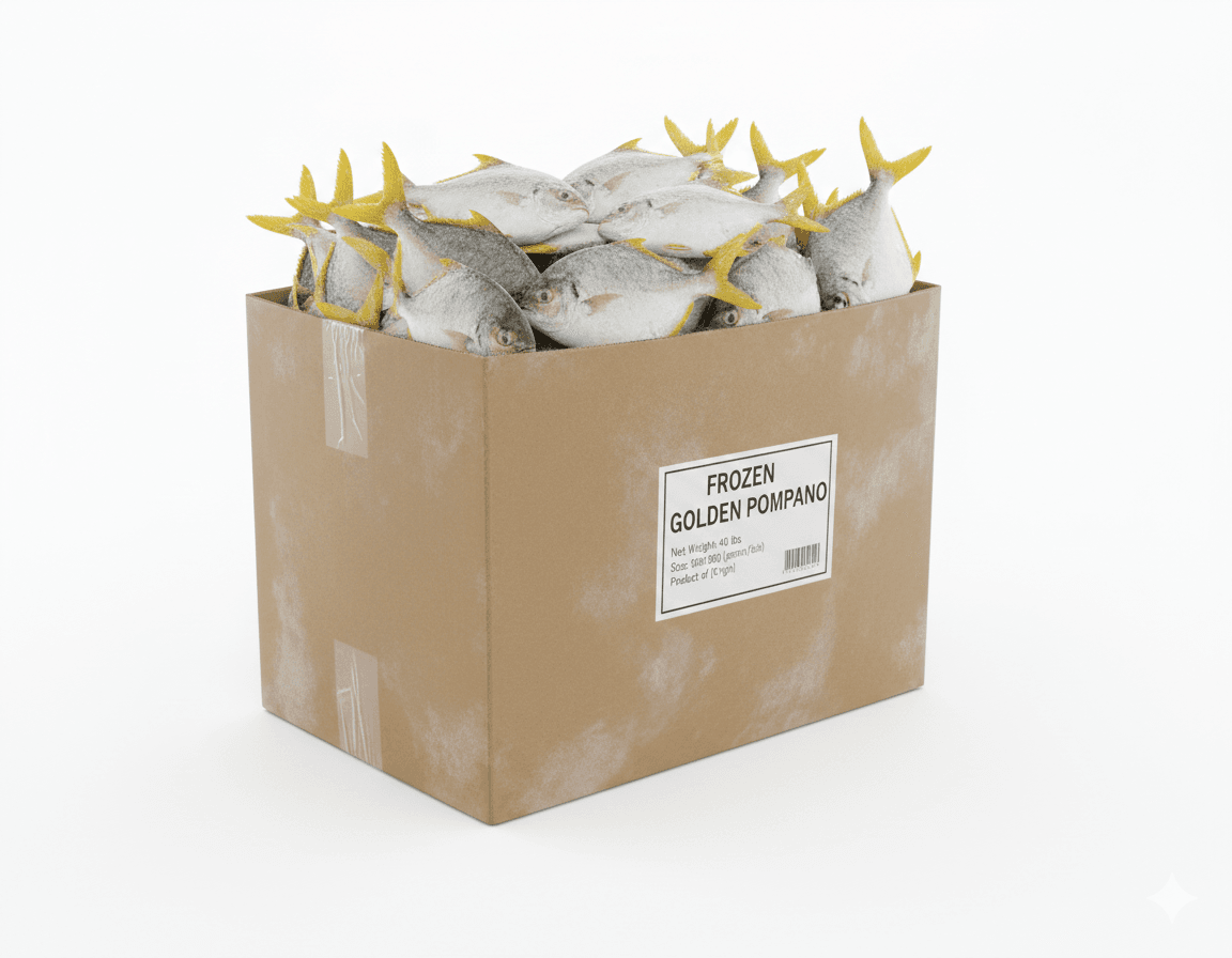 GOLDEN POMPANO 40LBS (order separately)