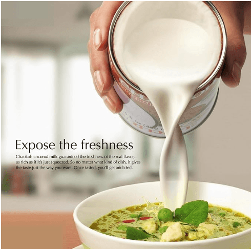 Chaokoh Coconut Milk - Creamy Non Dairy Milk, No Preservatives or Artificial Flavors, Canned Coconut Milk (13.5 Oz per Can) - Image 7