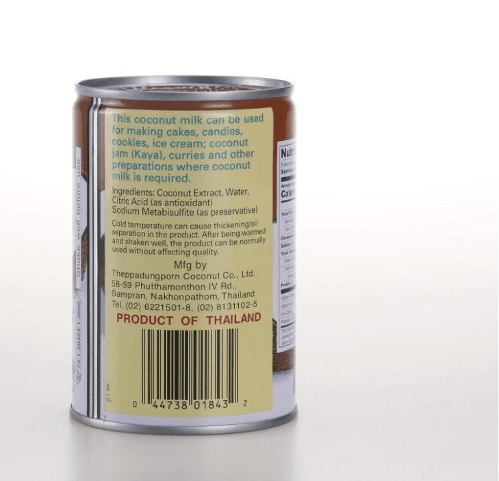 Chaokoh Coconut Milk - Creamy Non Dairy Milk, No Preservatives or Artificial Flavors, Canned Coconut Milk (13.5 Oz per Can) - Image 9