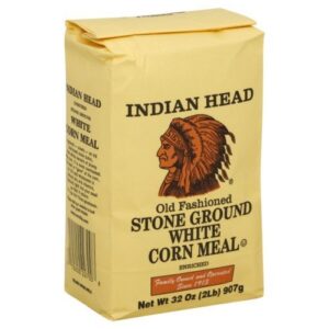 INDIAN HEAD WHITE CORN MEAL -5LBS.