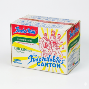 Indomie Chicken Noodles Carton .