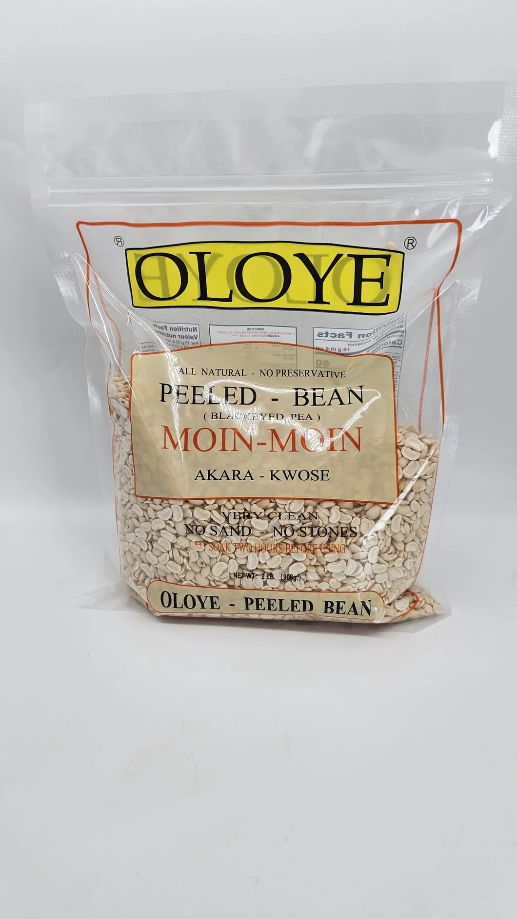 OLOYE PEELED BEANS.