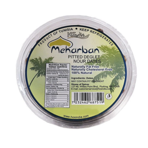 MEHARBAN PITTED DATES -24OZ.