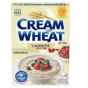 B&G CREAM OF WHEAT (WHITE).